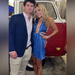 Lucy in the Sky Blue Dress w/ Cutouts